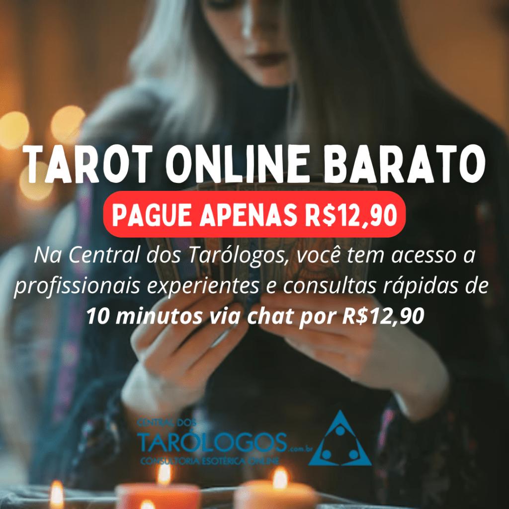 Consulta de Tarot Online Barato na Central dos Tarólogos