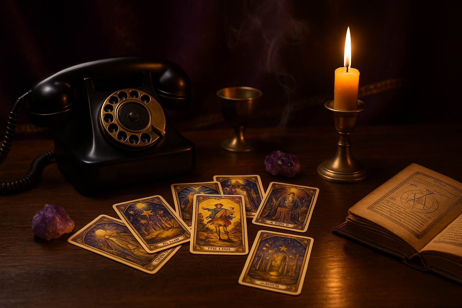 Consulta de Tarot por Ligação
