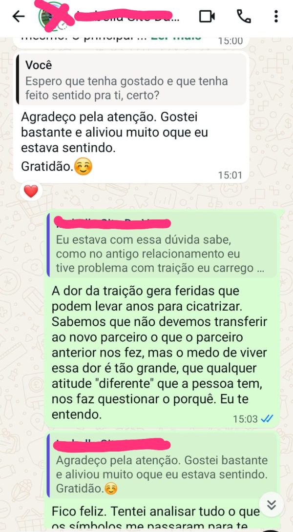 Depoimento real de cliente da Taróloga Vera 2
