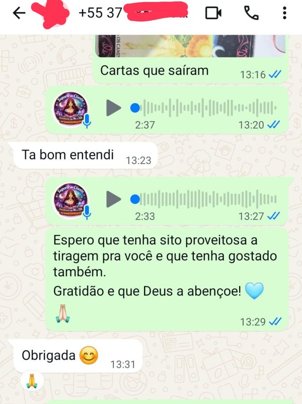 Depoimento real de cliente da Taróloga Vera 5